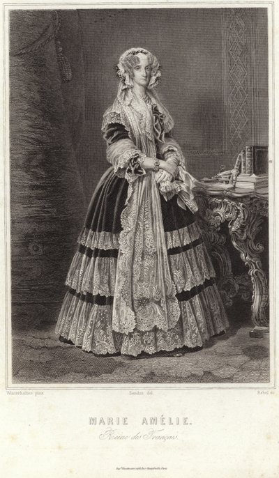 Maria Amalia de Nápoles e Sicília de Franz Xaver Winterhalter